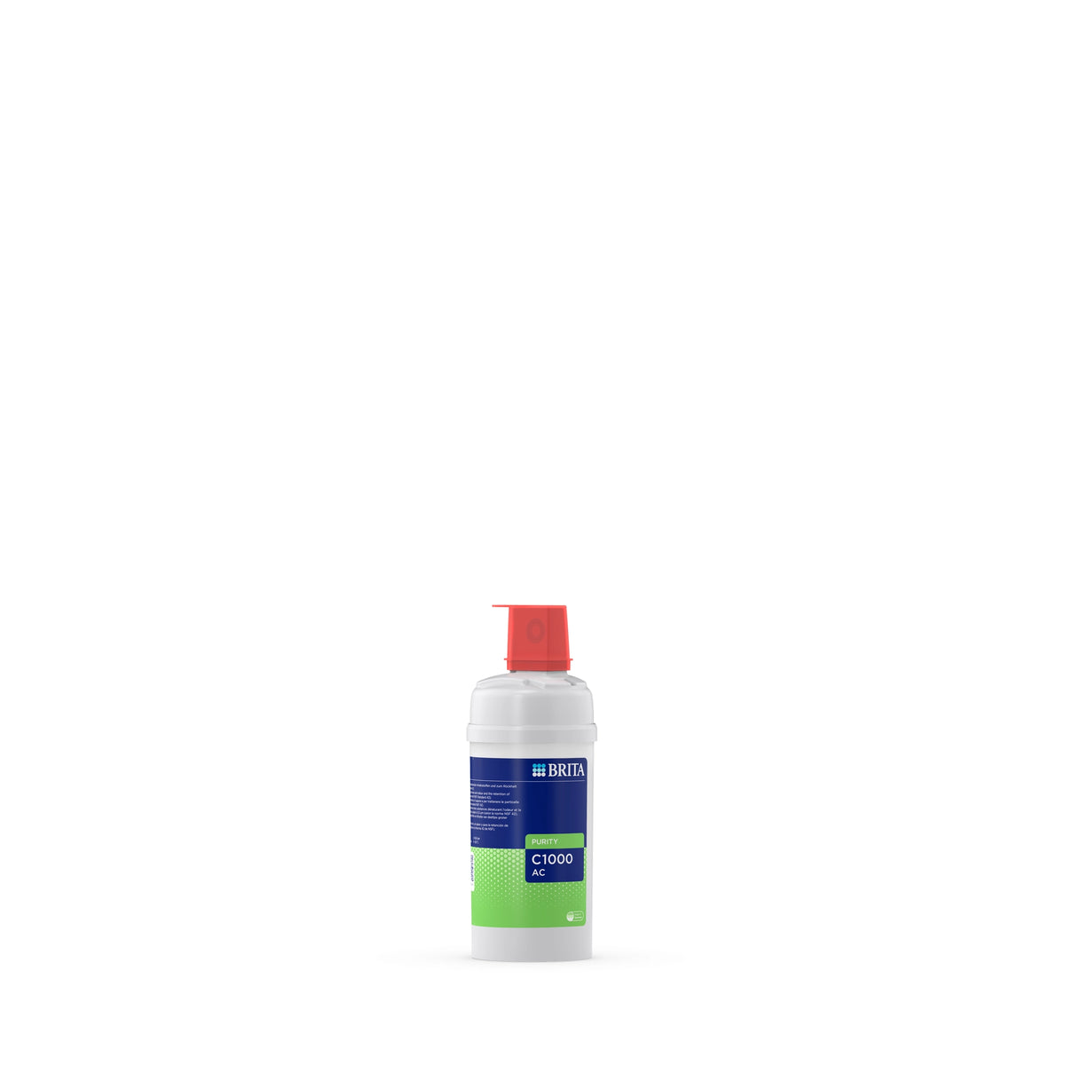 BRITA water filter cartridge PURITY C1000 AC on a white background