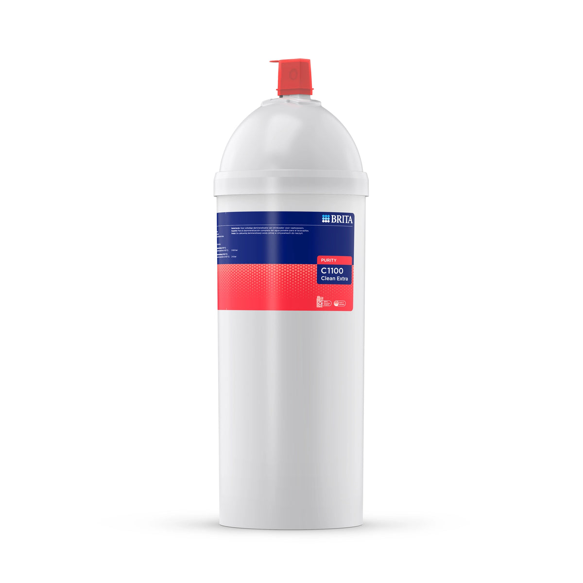 cartouche filtrante BRITA PURITY C1100 Clean Extra sur fond blanc