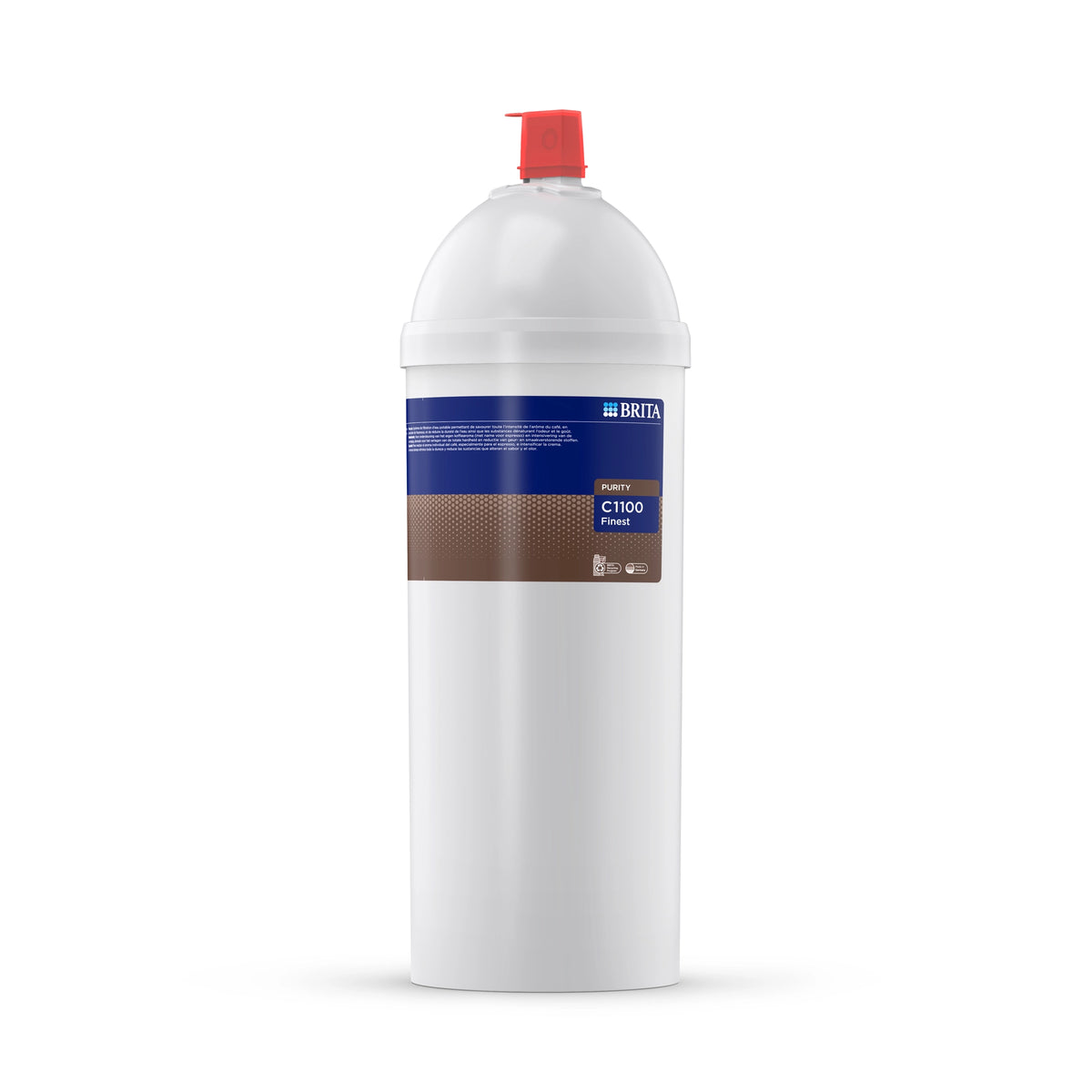 cartouche filtrante BRITA PURITY C1100 Finest sur fond blanc