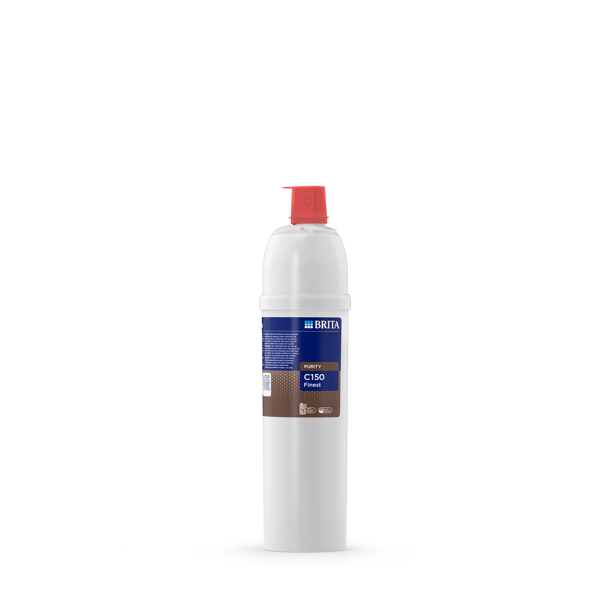 cartouche filtrante BRITA PURITY C150 Finest sur fond blanc