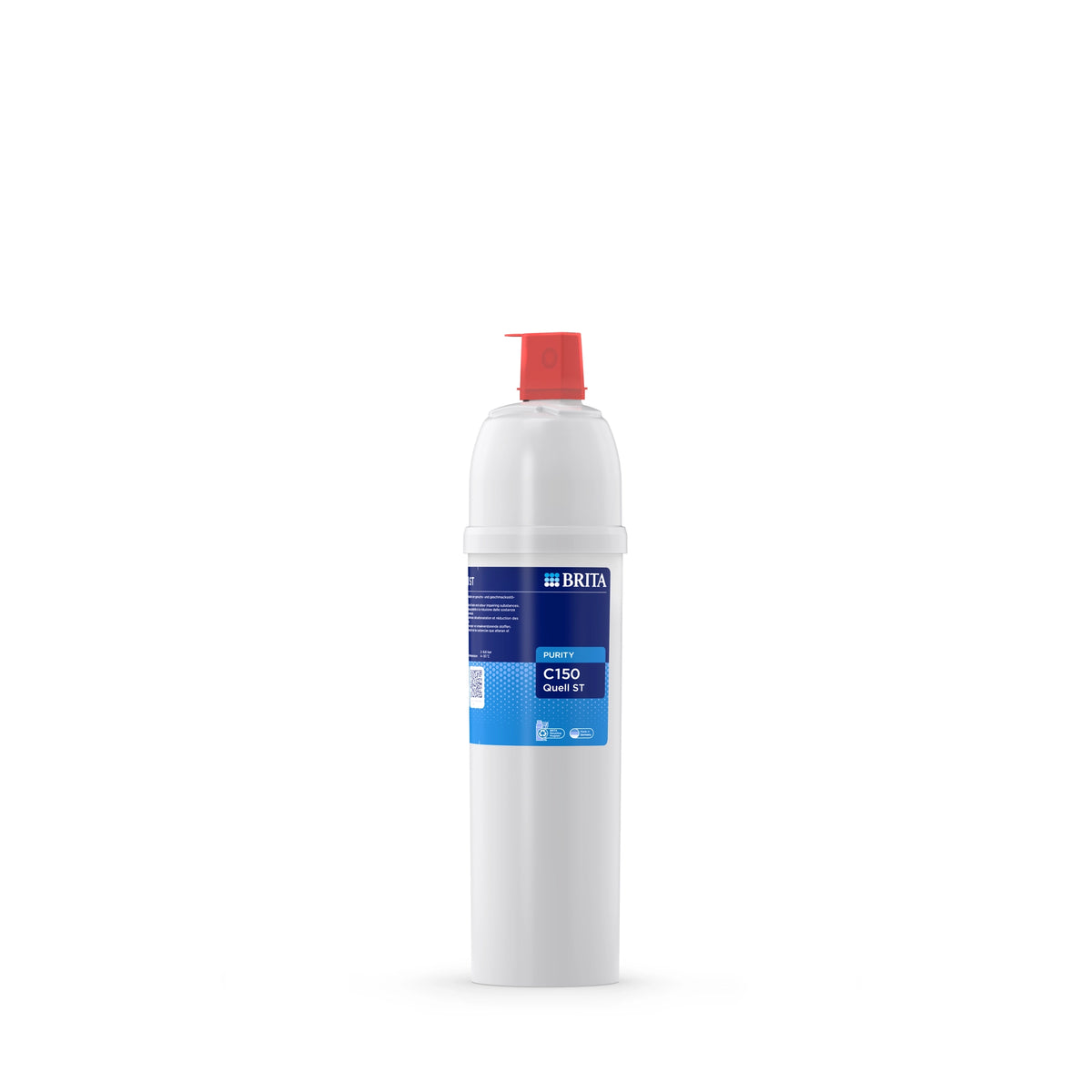 BRITA water filter cartridge PURITY C150 Quell ST on a white background